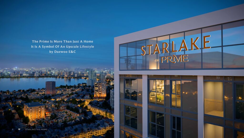 Phối cảnh chung cư K8HH1 - Starlake Prime